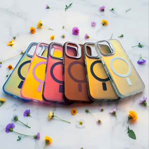 Tornasol moderna ed elegante custodia per cellulare con supporto di ricarica magnetico e Anti-Shock di protezione dai colori vivaci per i telefoni - Product Image 1