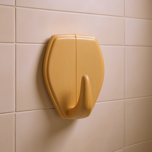 VL. Crochet de porte-serviettes SIGMA Wood Motif au design élégant en bois pour salle de bain ou chambre à coucher - Product Image 3