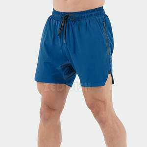 Custom Design Your Own Logo <b>Men's</b> <b>Elastic</b> <b>Waist</b> Sporty Solid Quick Dry Breathable Gym <b>Shorts</b> - Product Image 1