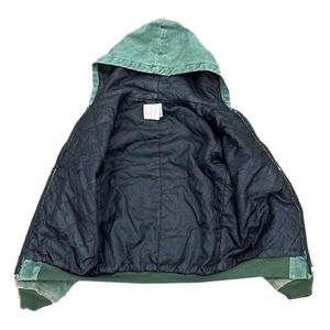 Vente en gros logo personnalisé 100% coton unisexe surdimensionné vintage lavage à l'acide boxe recadrée pull à capuche veste pour hommes rue principale - Product Image 2