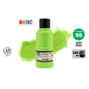 Set di vernice acrilica verde erba 120ml per pittura artistica su carta su tela di vetro-certificato materiale pigmentato EN71 - Product Image 2