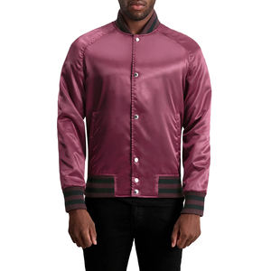 Chaqueta Clásica de Béisbol para Hombre, Holgada, para Invierno, con Cierre, Revestida, Bordada, Resistente al Viento, Transpirable, Ecológica, con Logotipo Personalizado - Product Image 1