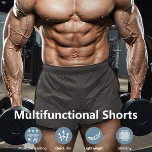 Venta al por mayor de pantalones cortos deportivos para gimnasio con diseño de moda para hombre - Product Image 6