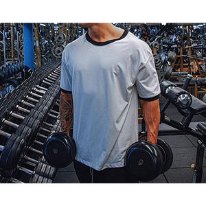 Camiseta Básica de Algodón para Hombre, Cuello Redondo, Cómoda, Proveedor Mayorista - Product Image 4