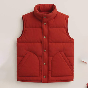 Chaleco de Invierno para Hombre, Diseño Personalizado 2025, Chalecos Acolchados con Forro Polar, Cálidos y sin Mangas para Exteriores - Product Image 1