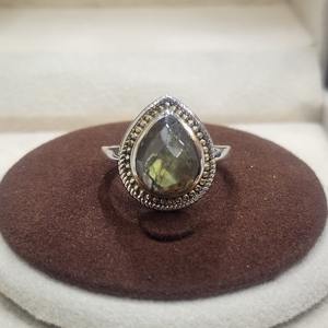 ชุดอัญมณีแลบราโดไรต์วินเทจชุดแหวนดีไซเนอร์งานแฮนด์เมดทำมือทำจากเงินสเตอร์ลิง925 - Product Image 1