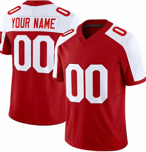 Maillot de football respirant à séchage rapide personnalisable avec nom d'équipe personnalisé, chemises haute visibilité imprimées par sublimation - Product Image 2
