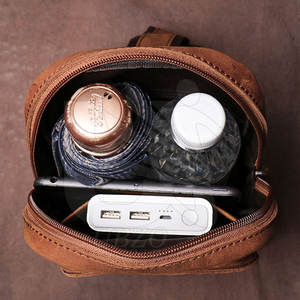 Sac de poitrine en cuir avec logo personnalisé Sac de poitrine en cuir du meilleur matériau Sac de poitrine en cuir de marque privée - Product Image 5