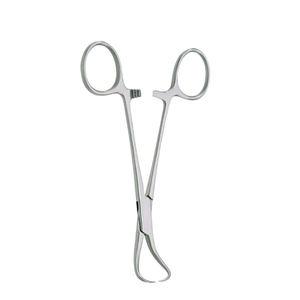 Pince à serviettes Backhaus de haute qualité 15 cm pince chirurgicale en acier inoxydable pince médicale chirurgicale à verrouillage à cliquet - Product Image 5