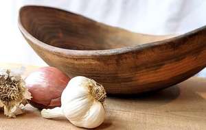 Cuenco de madera para ensaladas o servir de primera calidad 100% - Product Image 3