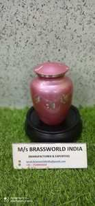 Nouvelles urnes funéraires pour animaux de compagnie en laiton, aluminium et argent rose pour adultes Brassworld India, modèle américain BWI-786-514, fournitures funéraires - Product Image 4