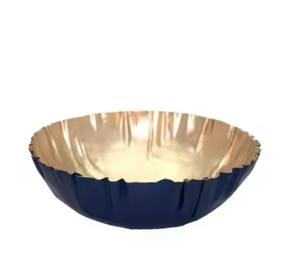 Decorative <b>Metal</b> Serving Bowl Dinnerware <b>Kit</b> for Household Table Arrangement - Product Image 2