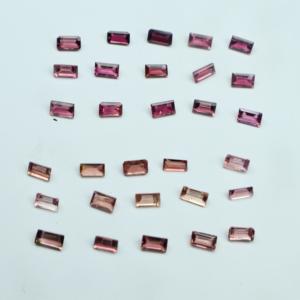 Turmalina Natural, Corte Baguette 3x5, Gema Suelta Multicolor para Joyería - Product Image 5