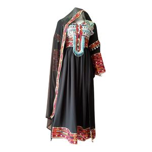 Nuevo Vestido Afgano Kuchi de Chifón de la Mejor Calidad, Disponible en Todos los Colores y Diseños Posibles, en Oferta a un Precio Razonable - Product Image 3