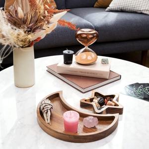 Ramadan décor vente chaude lune et commencer à servir plateau ensemble plateaux en bois naturel du meilleur fournisseur - Product Image 3