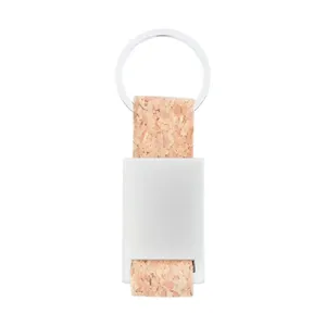 Portachiavi in Sughero Cortica, Eco-Friendly, Promozionale, con Moschettone e Gadget - Product Image 2