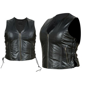 Gilet de moto pour homme en cuir souple de haute qualité, réversible, respirant, décontracté, hiver 2023, très vendu - Product Image 4