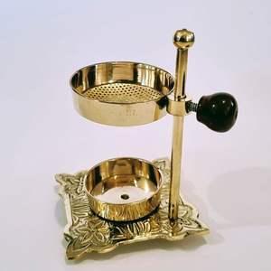 Superior Quality Brass Arabic Incense Burner Incense Bakhoor Burner New Aged Brass Matt Gold Finished Indian Handmade wholesaler - Product Image 2