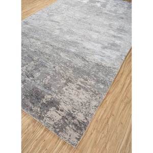 พรมขนสัตว์ผสมไหมไผ่ถักมือสีน้ำตาลเบจ ลายแบบนามธรรม สำหรับตกแต่งบ้าน ห้องโถง แนวคิดความโกลาหล พรมจาอีปุร์ รุ่น US Esk-407(Dp) - Product Image 2