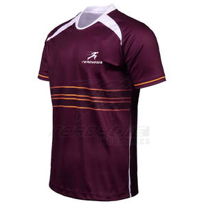 Maillot Rugby Tour Avec Design Propre Et Filetage Durable Pour Les Voyages Et Les Jours De Jeu Match Fit Rugby Jersey - Product Image 2