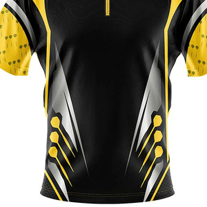 Maillots de fléchettes pour hommes Logo personnalisé Designs sur mesure 100% polyester Résistant à l'eau Respirant Léger Évacuation de la transpiration Haute - Product Image 4