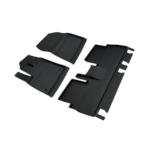 Tapis de sol sur mesure pour Peugeot Rifter 2019-2024 – Tapis de voiture en caoutchouc antidérapant à coupelles profondes avec tunnel central – Sans odeur - Product Image 1