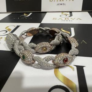 Chaîne cubaine en argent sterling 925 certifiée IGI, bijoux fins, diamant VVS pour homme, colliers en diamant plaqués or rose sur mesure - Product Image 2