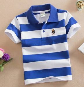Years New Design <b>Boy</b> Kids Clothing Cotton Colorful Striped Short Sleeve <b>Boy</b> <b>Polo</b> <b>t</b> <b>Shirt</b> - Product Image 1