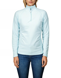 Veste en polaire à fermeture éclair quart, respirante, confortable, coupe moderne, tendance, douce, chaude, isolée, décontractée, incontournable pour les femmes - Product Image 6