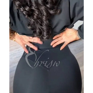 <span class=keywords><strong>Short</strong></span> taille haute à fermeture éclair sur le devant pour les abdominaux et les remontées de fesses (pré-commande) 2025 New Alphabet European and American Hip Pants - Product Image 2