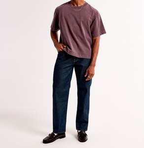 เสื้อยืดโอเวอร์ไซส์ผ้าฝ้าย 100% ล้างสีวินเทจ แขนสั้น พิมพ์โลโก้ตามสั่ง สำหรับผู้ชาย ออกแบบเองได้ เสื้อยืดวินเทจผ้าฝ้าย 100% ล้างสีแบบแอซิด - Product Image 6