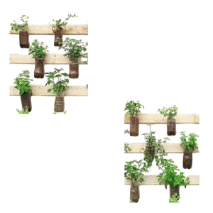 Macetas múltiples de la mejor calidad en un marco para colgar en la pared, macetas de Metal para el hogar de diseño único, macetas con revestimiento de polvo, artesanías - Product Image 4