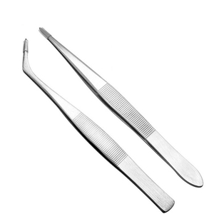 Pinzas profesionales para extensión de pestañas de acero inoxidable, precio barato personalizado, Punta curva recta para Aplicación de pestañas - Product Image 5