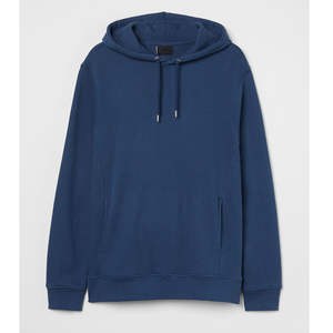 Customizable <b>Men's</b> Pullover Hoodie OEM <b>Navy</b> Blue 100% Cotton <b>Fleece</b> Pocket Winter Streetwear Quick Dry Breathable Wholesale - Product Image 5