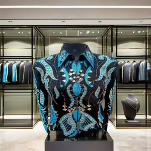 Premium personalizado azul y negro traje ecuestre Western Showmanship chaqueta de equitación y Spandex pantalones conjuntos de accesorios de malla - Product Image 1