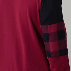 Haute Qualité Basics Coton Mélangé Goutte D'épaule Grande Taille Streetwear Hoodies Solide Porter À Capuche Avec Logo Personnalisé Homme Hoodies - Product Image 6