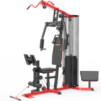 Nouveau modèle 2026 : Station multifonction durable avec poulie réglable pour entraînement de force, équipement de musculation avec pile de poids de 70 kg