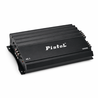 Amplificateur de voiture 4 canaux PISTOL 45.1 3000W Classe AB 7W x 4 RMS 4 Ohms, amplificateur de puissance audio pour système audio de véhicule