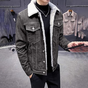 Chaqueta Vaquera Lavada Personalizada al por Mayor, Talla Grande, Cuello Alto, Logotipo Frontal, con Capucha, Estilo Vintage, Ecológica, en Venta - Product Image 4