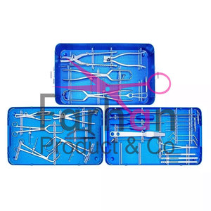 Juego de instrumentos de placa de reconstrucción pélvica ortopédica con caja de esterilización - Product Image 1