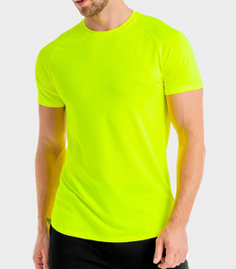Vêtements de sport pour hommes Gym Fitness T Shirt 4- Way Stretchy Core Mesh T-Shirt Raglan Sleeve Activewear T-shirt Pour Hommes - Product Image 2