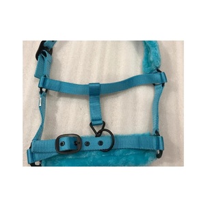 Harnais pour cheval en nylon de vison de couleur personnalisée par le fabricant de premier plan, rembourrage en nubuck, sangle durable et confortable, logo personnalisé - Product Image 3