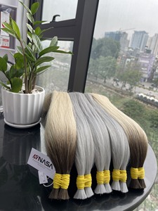 ผมต่อแบบพรีเมียมเวอร์จิ้น 100 กรัม ขายส่ง ผมเวียดนามแท้แบบเส้นเดียว ลอนลึก ซุปเปอร์ดับเบิ้ลดรอน ต่อแบบเคราติน - Product Image 4