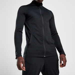 Ensemble de survêtement de sport pour homme, couleur contrastée, coupe ajustée, jogging, veste coupe-vent, vêtements de sport, survêtement de gym - Product Image 4