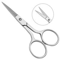 Ciseaux à cuticules en acier inoxydable SS-40/1, lame droite pour droitiers, non pliables, outil de beauté, dernier produit