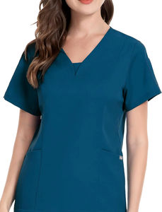 Tenue de travail médicale, uniforme d'hôpital, blouses médicales, veste à manches courtes pour infirmières, tenue de travail pour femmes - Product Image 4