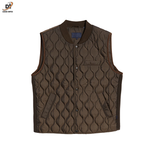 Ropa de ocio personalizable para hombre, chaleco acolchado transpirable de alta calidad a prueba de viento, ropa deportiva informal larga de invierno, carcasa de algodón 100% 3D - Product Image 4