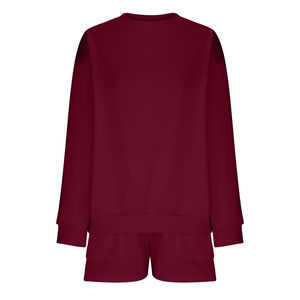 Conjunto de sudadera transpirable y pantalón corto personalizado de la mejor calidad, conjunto informal de dos piezas de verano a la moda para mujer de talla grande, conjunto cálido unisex - Product Image 4