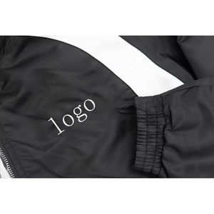 Precio cómodo Chándal cortavientos personalizado con cremallera completa con tela ligera diseñado para correr Entrenamiento Ropa de gimnasio 2025 - Product Image 3