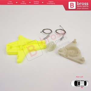 Kit de réparation de lève-vitre électrique BWR5520, porte arrière gauche pour Passat B6 3C2 3C5 B7 362 365 2010-2015 4/5 portes 3C4839755 - Product Image 5